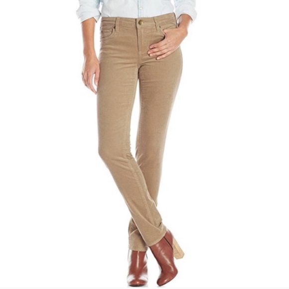 Kut from the Kloth Pants - Kut from the Kloth Cream Corduroy Diana Skinny